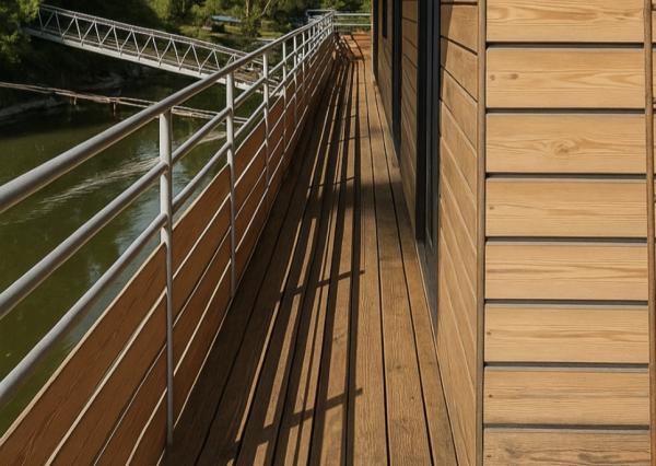 Luxusný drevený houseboat 425 m² – Vlčie hrdlo, Bratislava